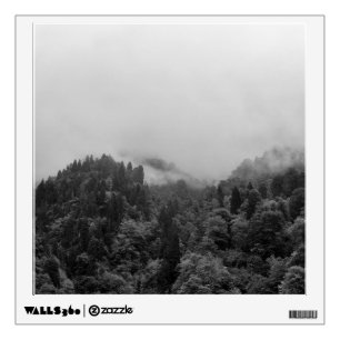 Cool, magical foggy nature wall decal