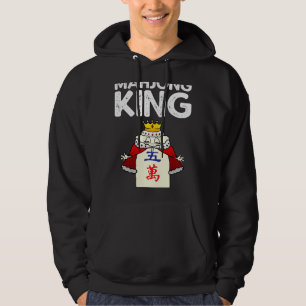 Cool Mahjong Design For Men Boys Tile Game Mahjong Hoodie