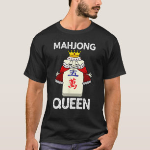 Cool Mahjong For Women Girls Chinese Mah Jongg Que T-Shirt