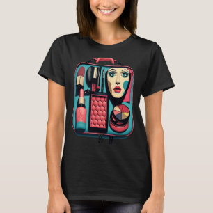 Cool Makeup Artist Pop Makeup Kit Mom  1 T-Shirt