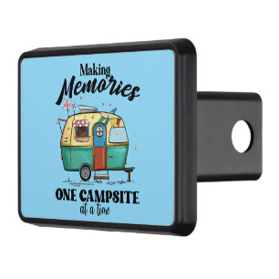 Cool making memories camping hitch cover