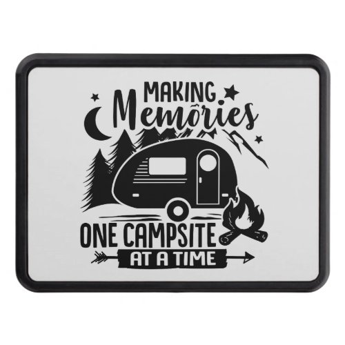 cool making memories camping word art hitch cover