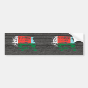 Cool Malagasy flag design Bumper Sticker