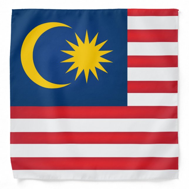 Cool Malaysia Flag Fashion Bandana (Front)