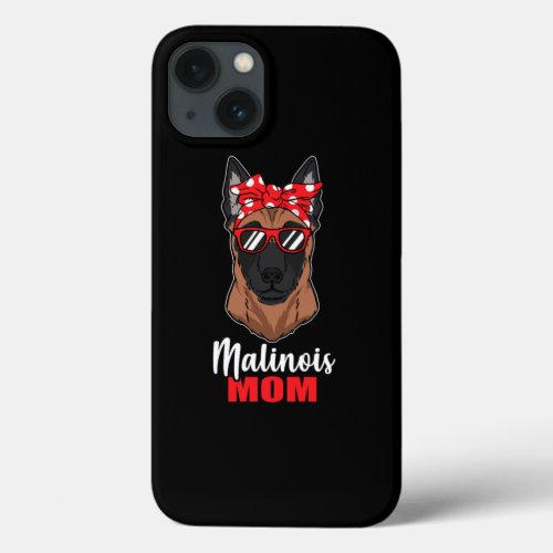 Cool Malinois Dog Mom Dog Lover Pet Gift iPhone 13 Case