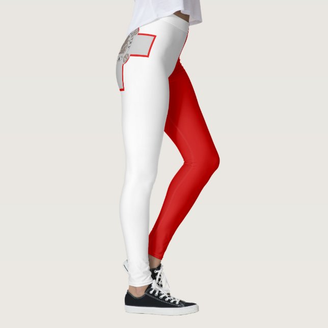 Cool Malta Flag Fashion Leggings (Right)