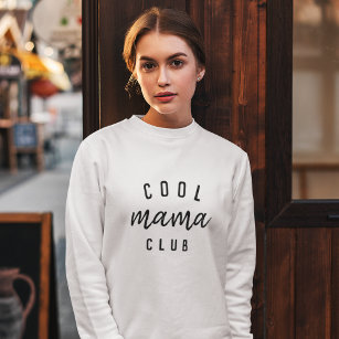 Cool Mama Club   Modern Stylish Mom Mother's Day T-Shirt