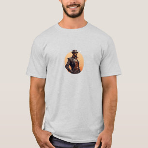 Cool Man In Steampunk Style T-Shirt