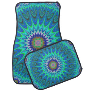 Cool mandala car floor mat