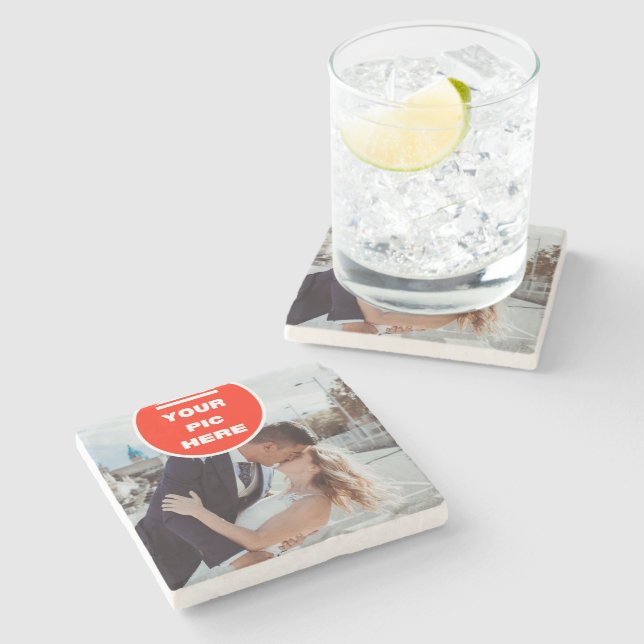 Cool! Marble Coaster - Personalized (Side)