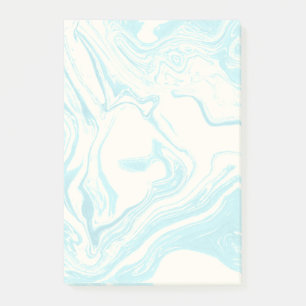 Cool Marble Design in Turquoise and Cream Post-it Notes