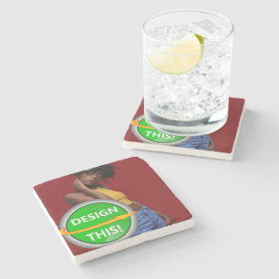 COOL! Marble Stone Coasters - Custom
