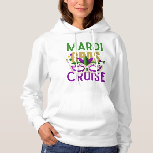 Cool Mardi Gras Cruise 2024 Matching Family Party Hoodie