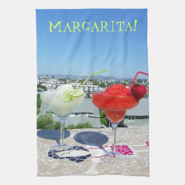 Cool Margarita Kitchen Towel! Kitchen Towel (Vertical)