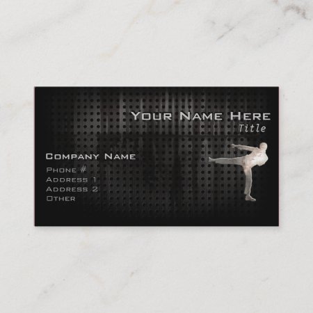 Cool Martial Arts Business Card