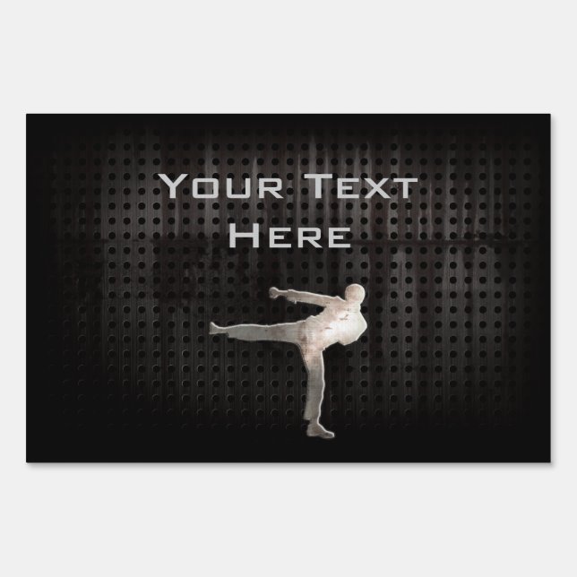 Cool Martial Arts Yard Sign (Front)