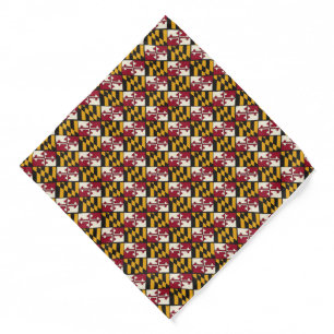 Cool Maryland Flag Bandana / Handkerchief