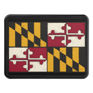 Cool Maryland State Flag Hitch Cover