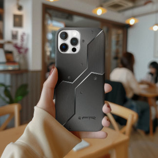 Cool Masculine Metallic Geometric Design Case-Mate iPhone 14 Pro Case