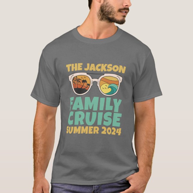 Cool Matching Group Family Cruise Holiday Trip T-Shirt (Front)