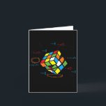 Cool Math Rubik Rubix Rubics Player Cube Math Card<br><div class="desc">Cool Math Rubik Rubix Rubics Player Cube Math Lovers</div>