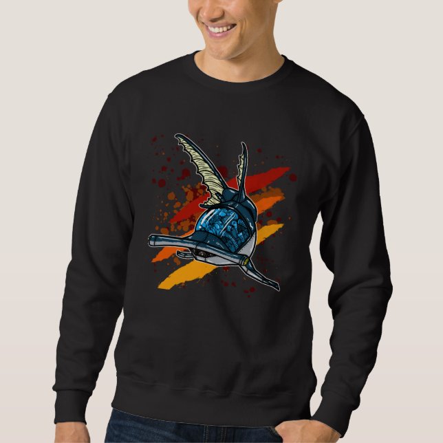 Cool mechanical Shark Sweatshirt (Front)