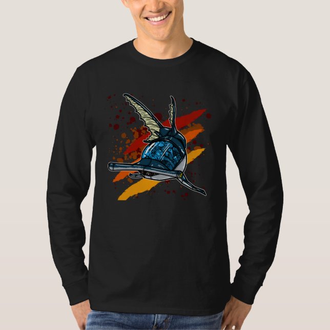 Cool mechanical Shark T-Shirt (Front)