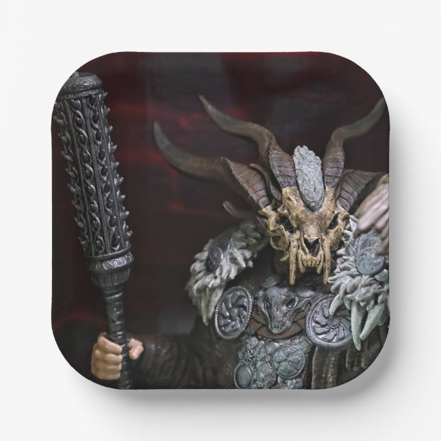 Cool medieval themed paper plates (Front)