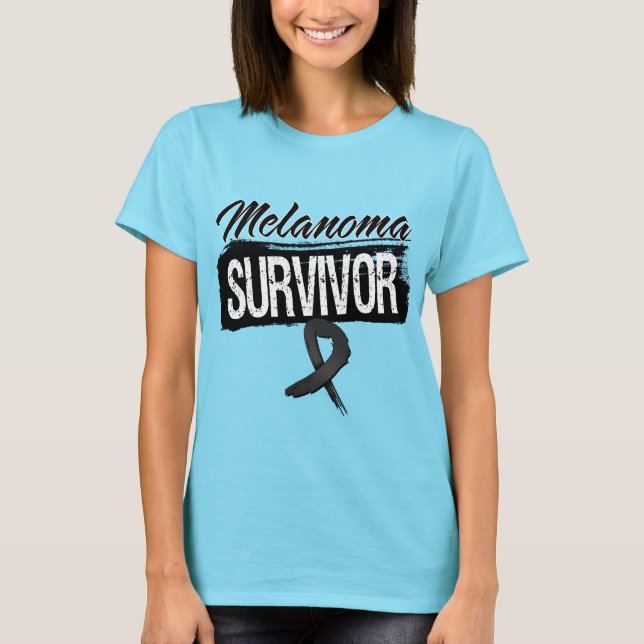 Cool Melanoma Survivor T-Shirt (Front)