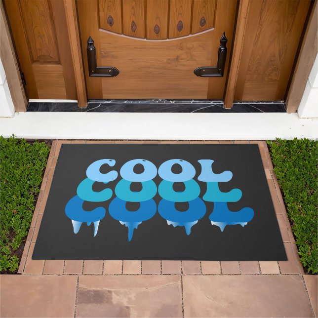 Cool Melting Ice, Funny  Doormat (Outdoor)
