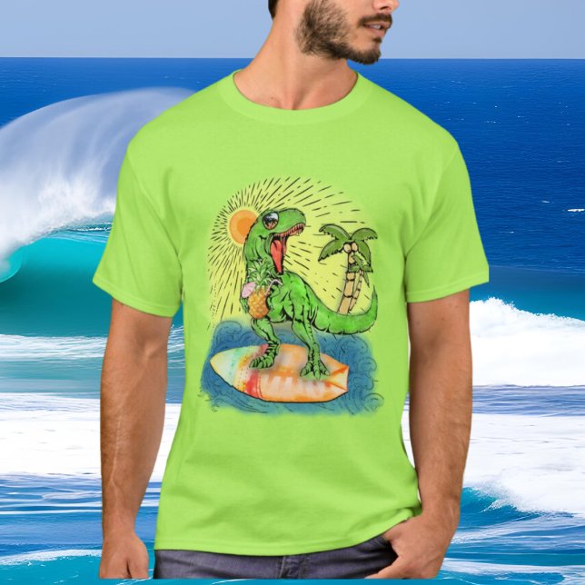 cool men Summer dinosaur T-Shirt  (Creator Uploaded)