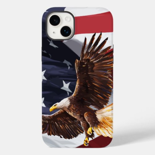 Cool Mens American Patriotic Case_Mate iPhone 14 Plus Case