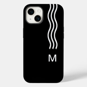 Cool Men's Business Monogram Modern Case-Mate iPhone 14 Case