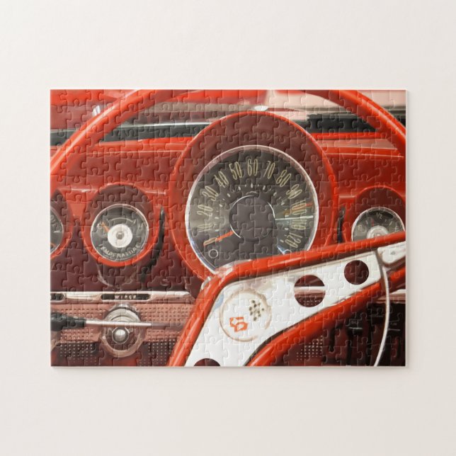 Cool Men's Classic Car Jigsaw Puzzles For Adults (Horizontal)