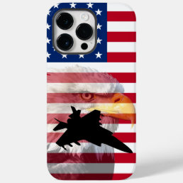 Cool Men&#39;s Military Theme Patriotic American Case-Mate iPhone 14 Pro Max Case