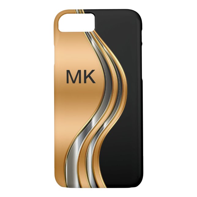 Cool Men's Monogram Case-Mate iPhone Case (Back)