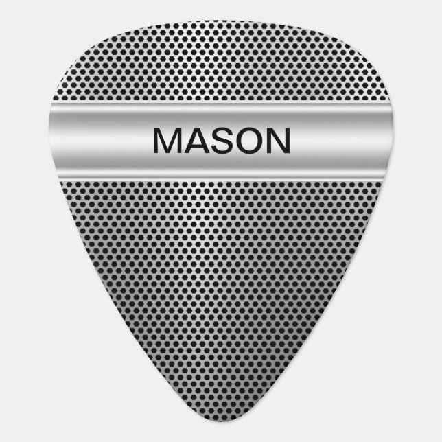 Cool Men's Monogram Guitar Picks (Front)