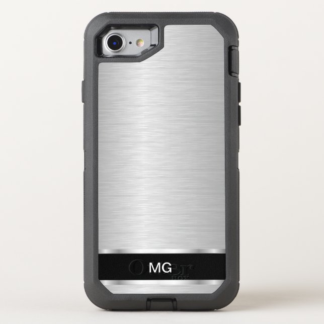 Cool Men's Monogram Otterbox iPhone Case (Back)