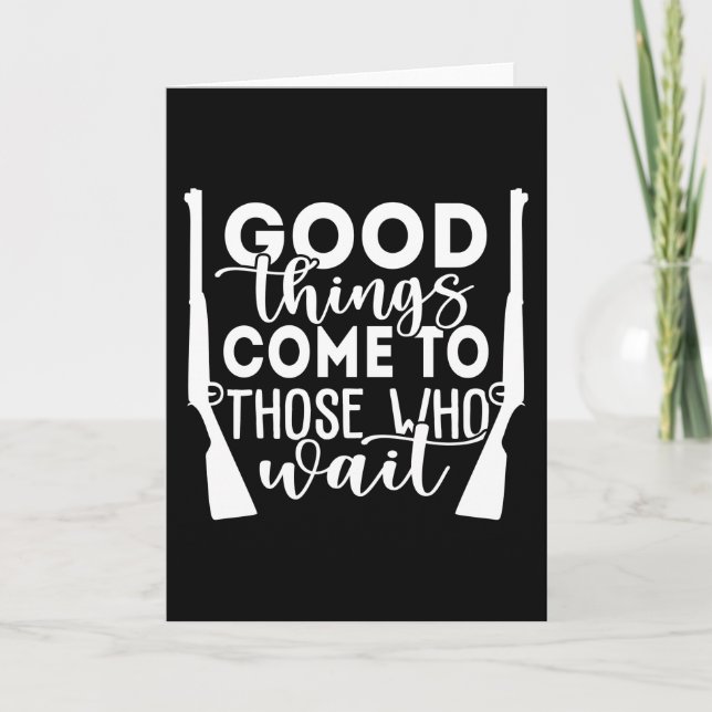 Cool Men's Novelty T-Shirt Hunting Card (Front)