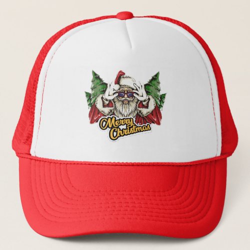 Cool Merry Christmas Hat Trucker Hat
