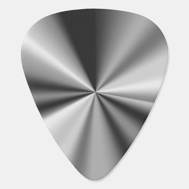 Cool Metal Look Guitar Picks (Back)