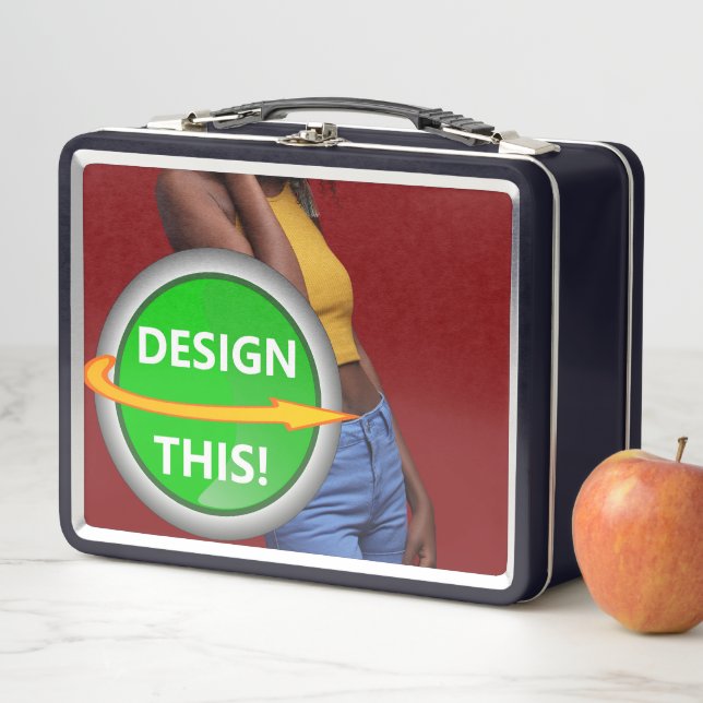 COOL! Metal Lunchbox - Black- Custom (In Situ)