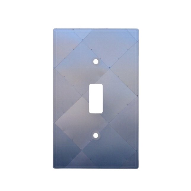 Cool Metallic Aluminum Plates Gray to Blue (Front)