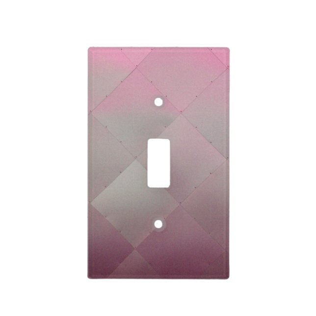Cool Metallic Aluminum Plates Gray to Pink (Front)