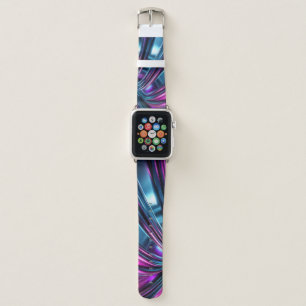 Cool Metallic Waves Apple Watch Band