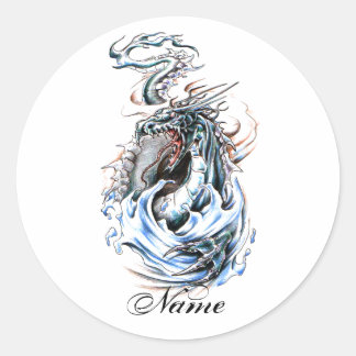 green dragon tattoo stickers zazzle green dragon tattoo stickers zazzle