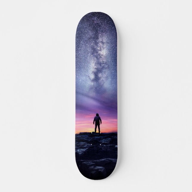 Cool Milky Way  Skateboard (Front)