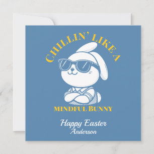 Cool Mindful Bunny Custom Easter