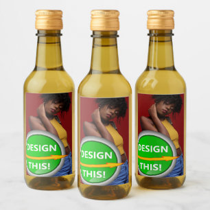 COOL! Mini Wine Bottle Labels (2"x3") - Set of 10