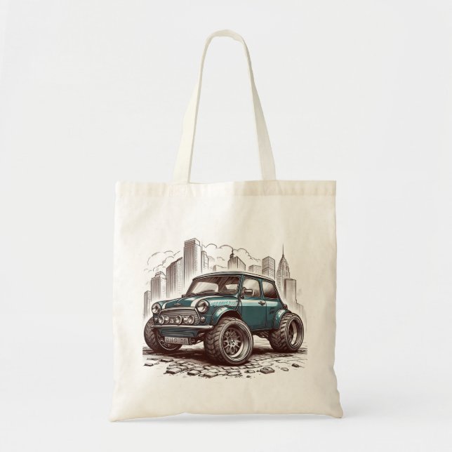Cool minicar tote bag (Front)